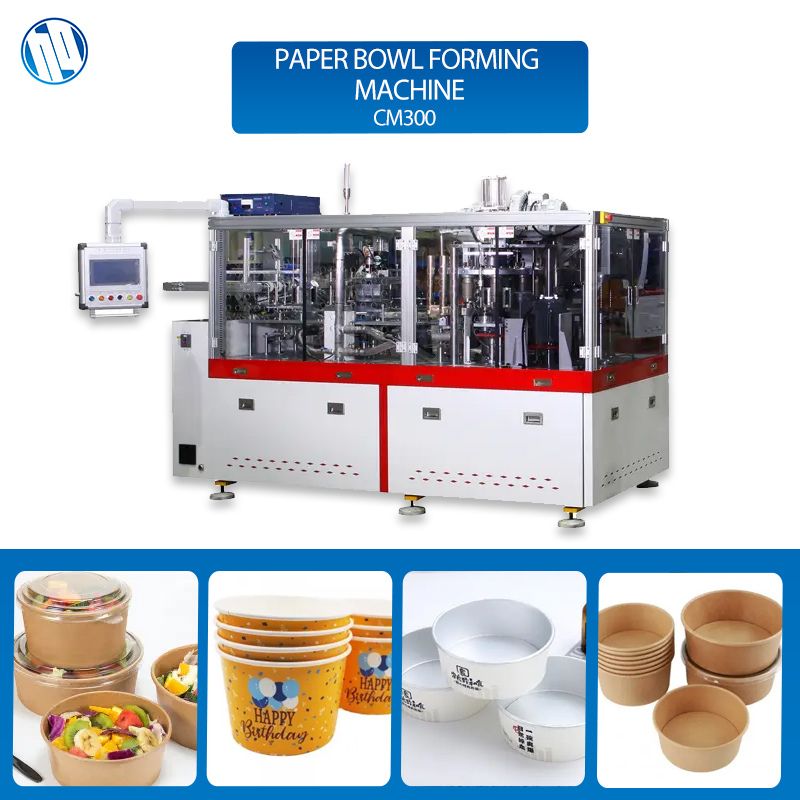 CM300 paper bowl forming machine
