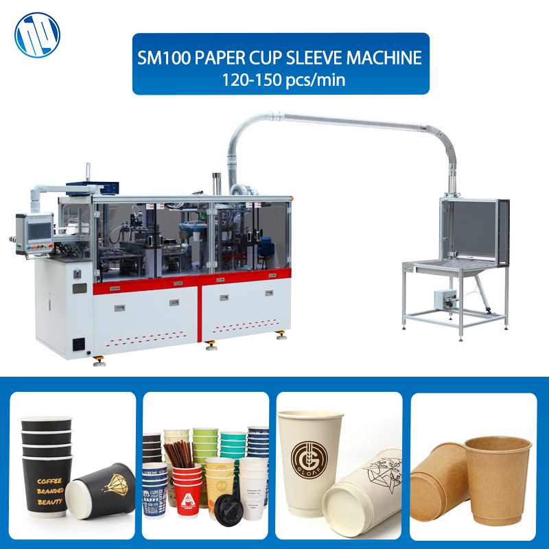SM100 High-Speed Tea Cup Sleeve Machine